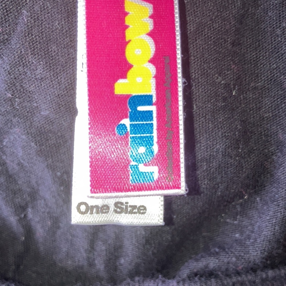 American apparel Rainbow unisex one size black tank top​ - Picture 3 of 5